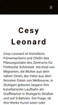 Mobile Screenshot of cesy-leonard.de