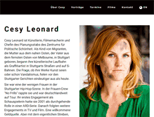 Tablet Screenshot of cesy-leonard.de